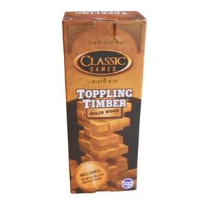 2021 Classic Games Toppling Timber TCG Toys New Sealed 39 Wood Blocks